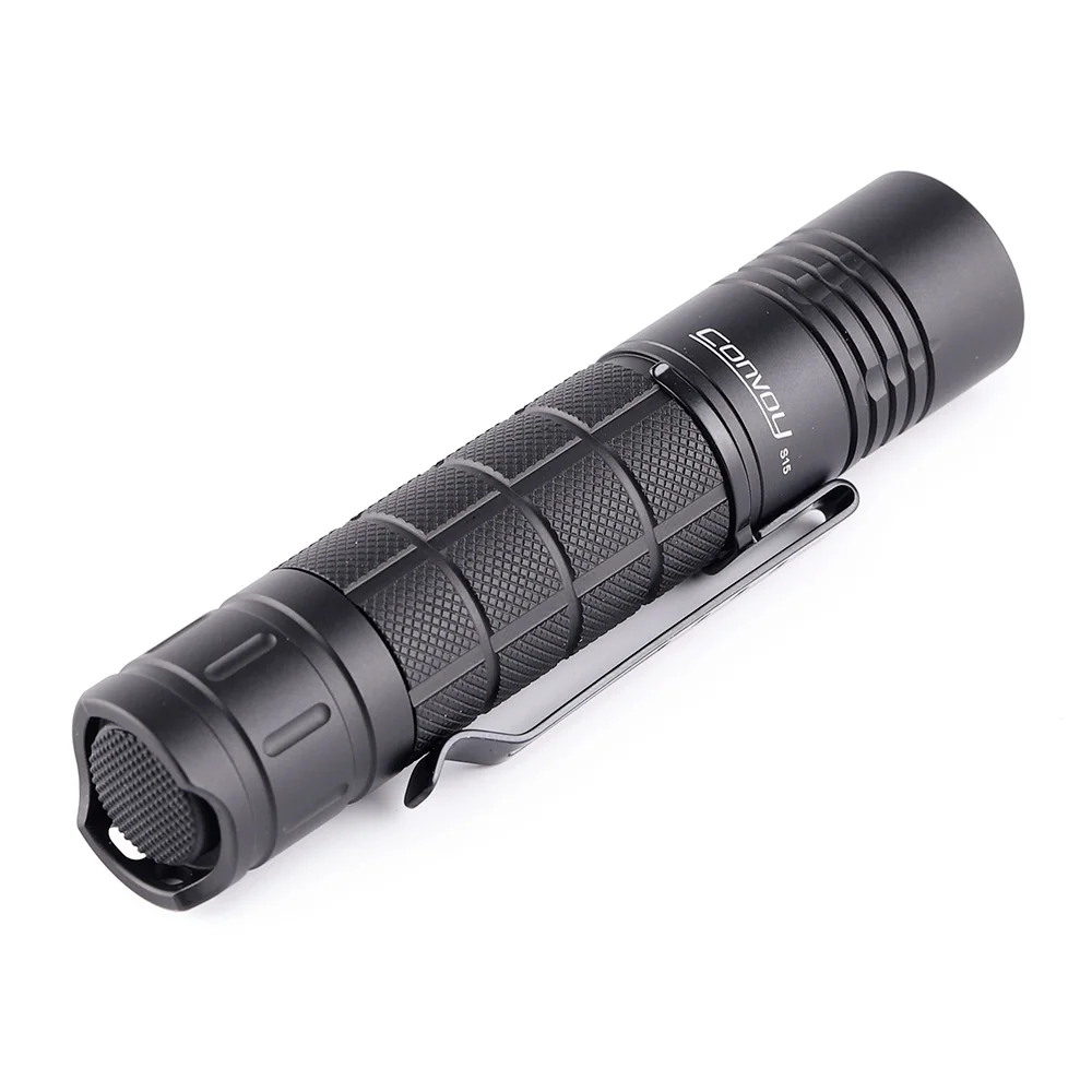 Convoy S15 Flashlight SST40 Linterna Led 4 modes High Power 18650 Flash Light Mini Torch 1800lm Camping Fishing Work Latarka