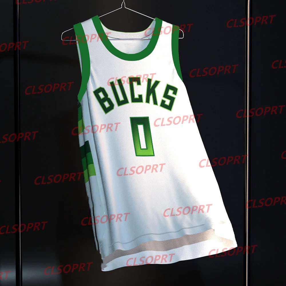 24/25 Milwaukee #0 American New Arrivals Summer Fall Bucks #34 Sweatshirts Basketball Jerseys Adults/Kids Limited Joint Training