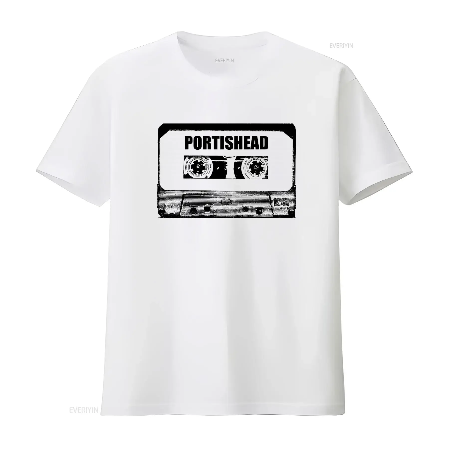 Camiseta Retrô Vintage Portishead com Design da Banda Musical Dummy (Beth Gibbons, Geoff Barrow, Adrian Utley) - Estilo Casual Lavado
