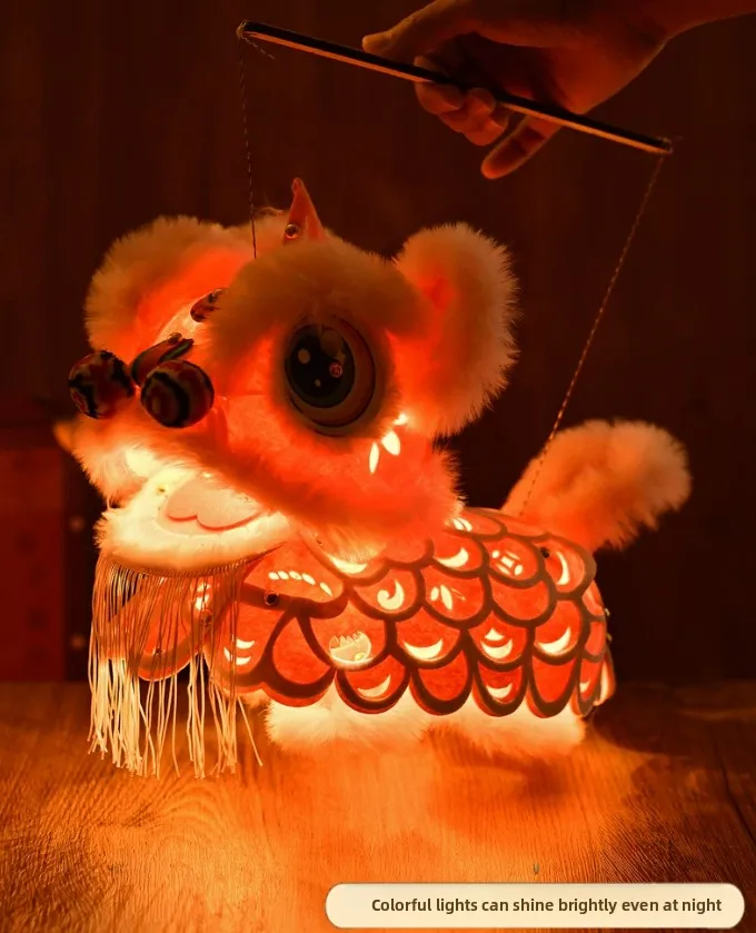 Intangible Cultural Heritage Lion Dance Lanterns, Creative National Trend Lanterns