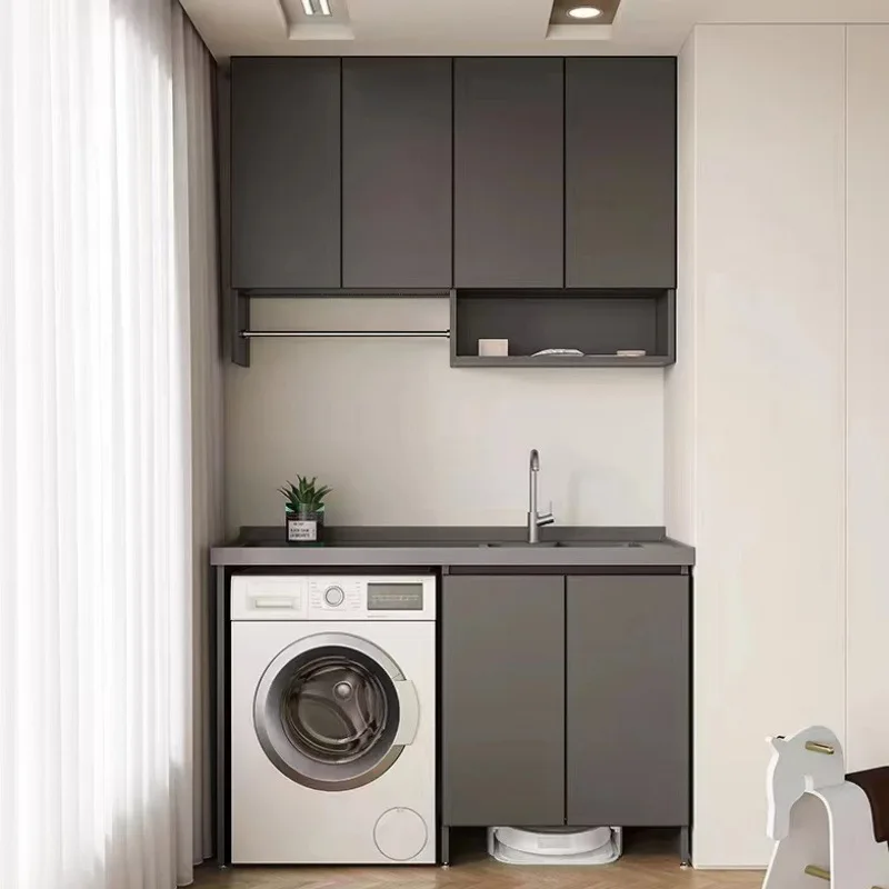 All-aluminum welded whole board balcony cabinet customization, all-aluminum honeycomb board balcony cabinet, all-aluminum balcon