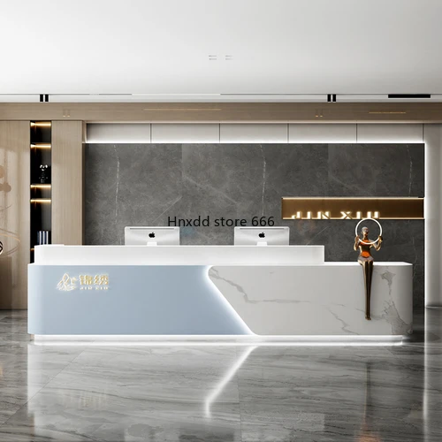 Paint Company Reception Desk Arc Clothing Store Cashier Dance Room Medical Beauty Salon Bar Counter