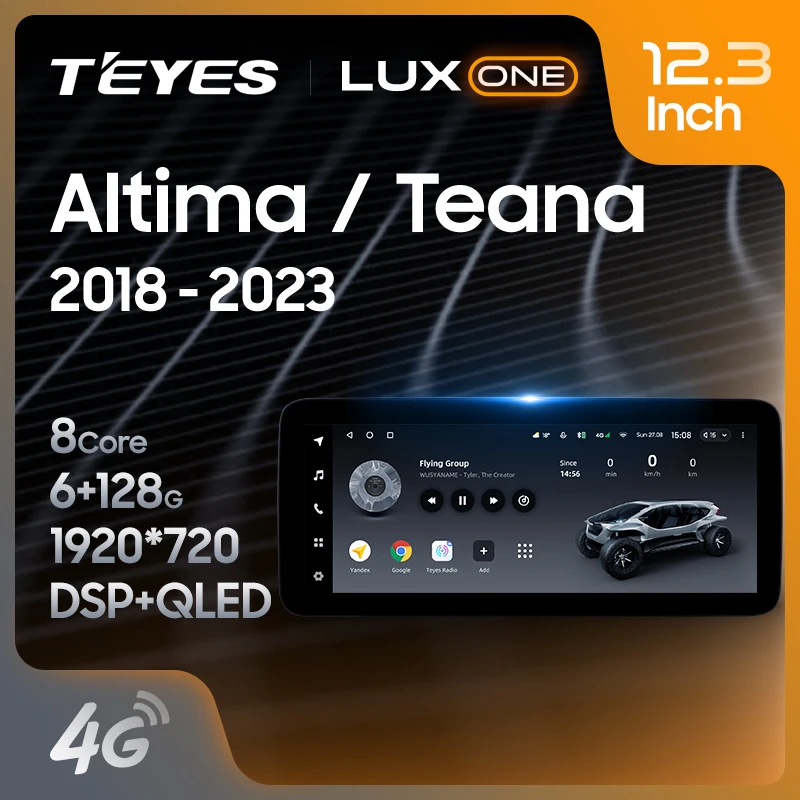 TEYES LUX ONE For Nissan Altima Teana 2018 - 2023 Car Radio Multimedia Video Player Navigation GPS Android No 2din 2 din dvd