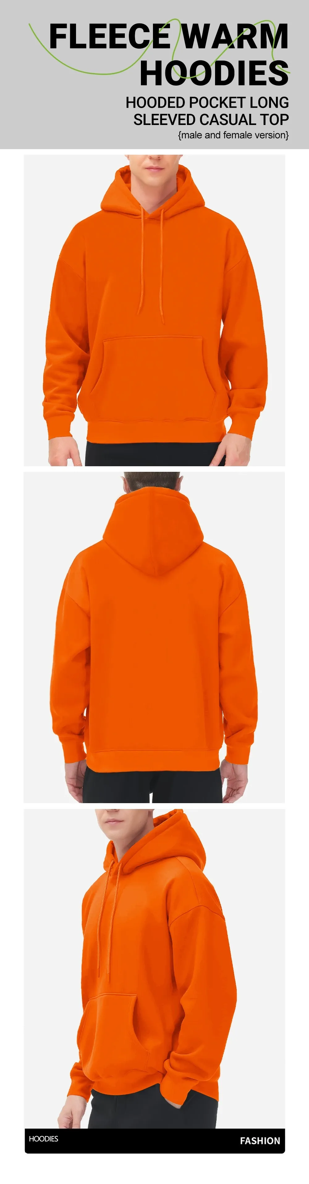 Calico-Katzen-Cartoon-Drucke Herren Koreanische Hoodies All-Match Mode Kapuzenpullover Lässige Lose Hoodies Bequeme Basic-Kleidung – Detail 1