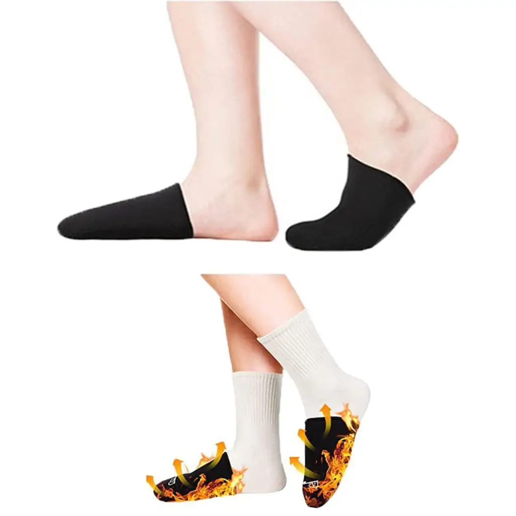 Neoprene Toe Covers Thermal Booties Elastic Foot Protector for Cycling Running and Winter Sports