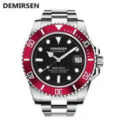 Demirsen Luxury Brand Super Luminous Men Mechanical Wristwatch Sapphire Glass Waterproof Automatic Watch Male Relogio Masculino