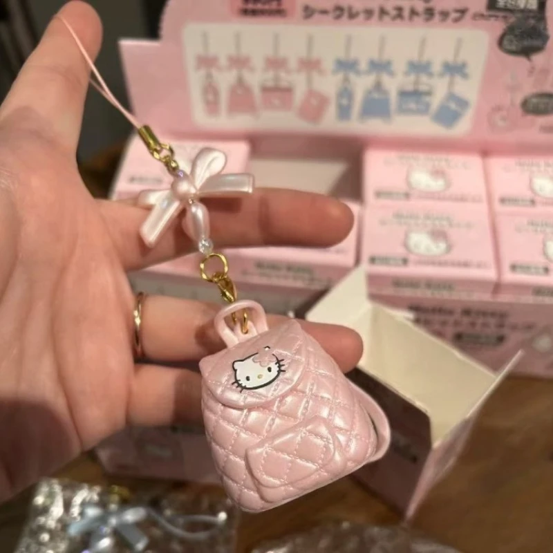 

Sanrio Hello Kitty Kawaii мини-моделирование рюкзака сумка для хранения миниатюрная модель слепая коробка коллекция игрушек кулон украшение подарок