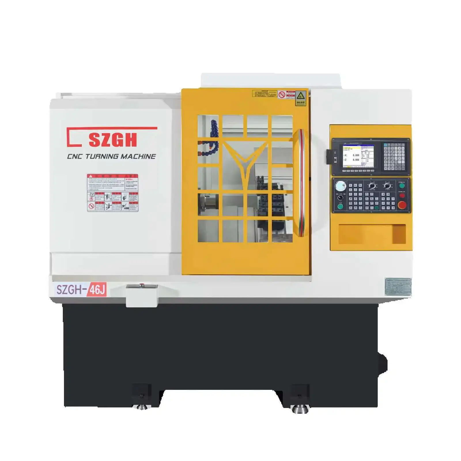 SZGH 46J Ce Automatic Wood Metal Turning China Factory Horizontal Cnc Lathe Hine Low Price