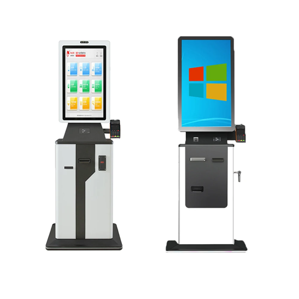 Parking Lot Entrance Entry Ticket Machine Queue Management Kiosk Ticket Machine For Games Parking Payment Machine Stand Kiosk