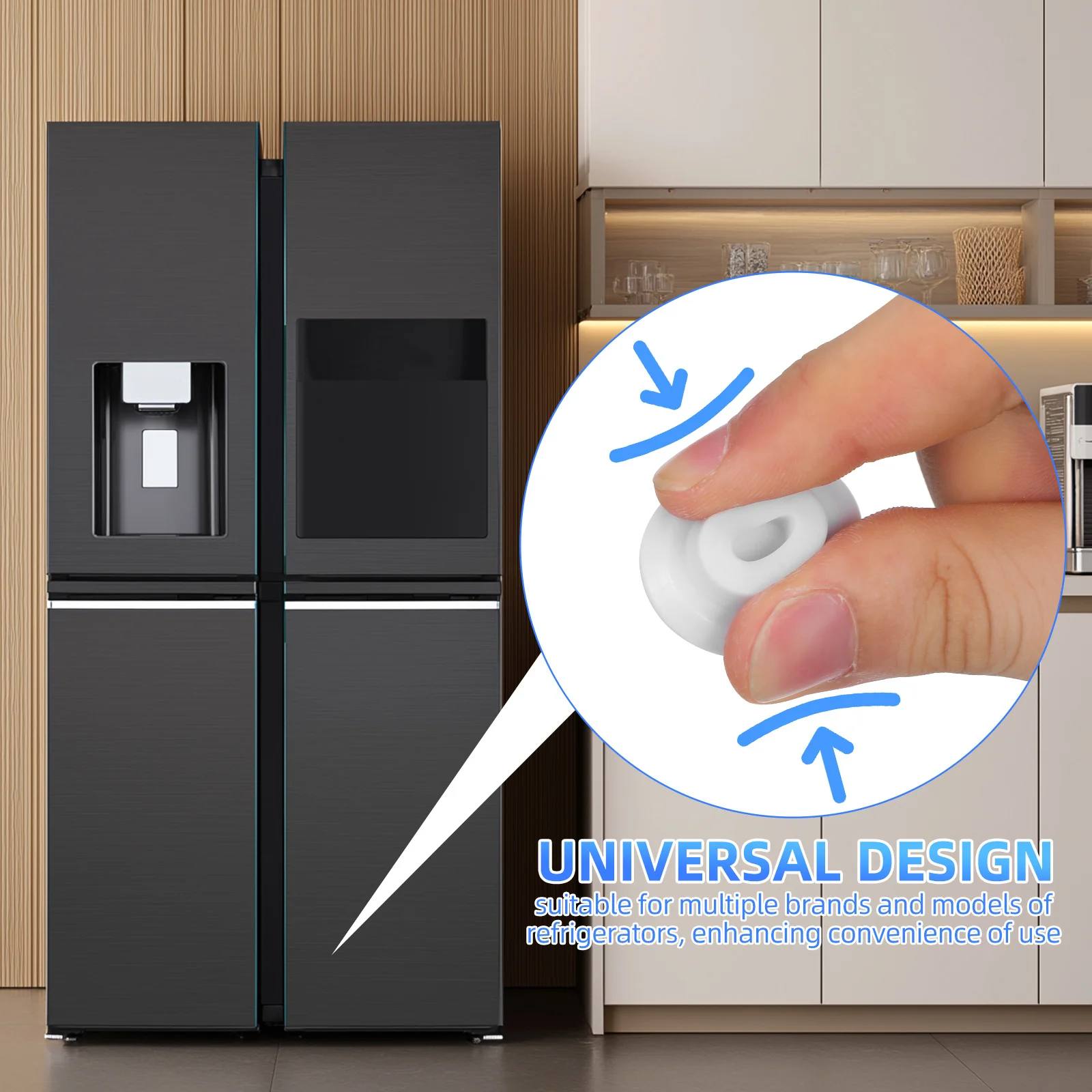 3pcs Freezer Drain Hole Plug Rubber Stopper for Chest Refrigerators Leak Proof Replacement Kitchen Bar Accessories