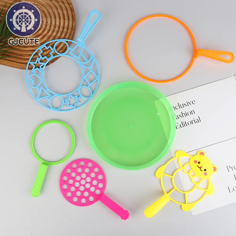 Máquina de burbujas, herramienta para soplar burbujas, fabricante de burbujas de jabón, juego de sopladores, plato de burbujas grande, diversión para niños al aire libre, juguetes interactivos para padres e hijos