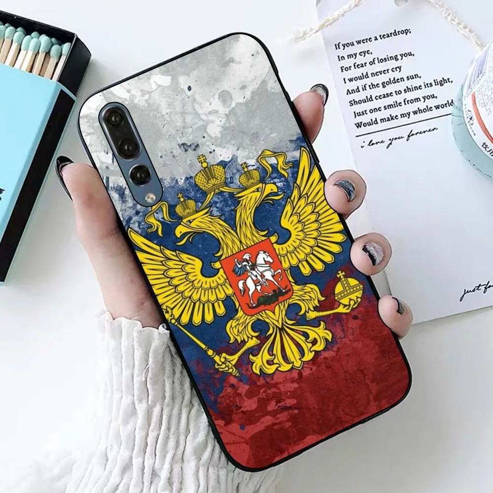 Russia Russian Flags Emblem Phone Case For Huawei P 8 9 10 20 30 40 50 Pro Lite Psmart Honor 10 lite 70 Mate 20lite