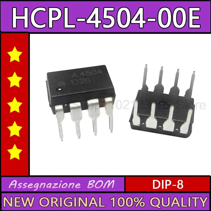 Originele HCPL-4504-00E Hcpl 4504 00e Dip-8 Optocoupler 3.75Kv Transistor 8dip