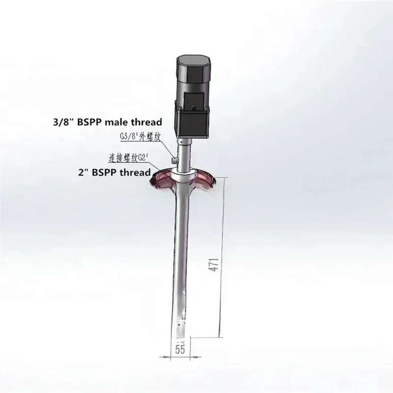 

Good price Motor Drive High Pressure Rotary Jet For, 200 Bar IBC Cleaning Nozzle