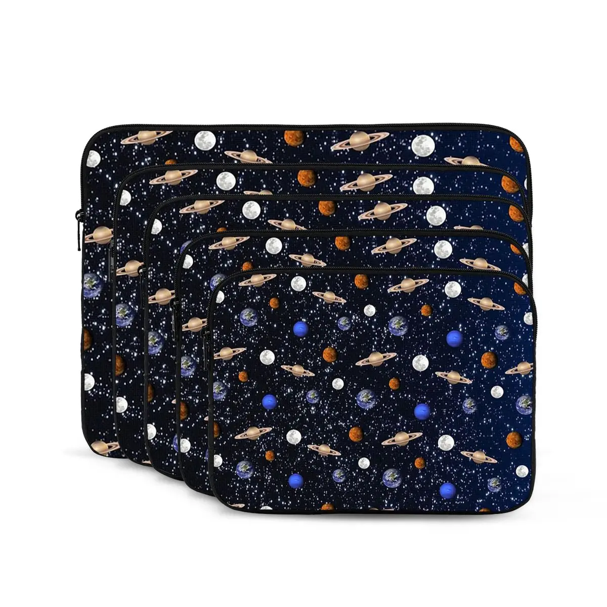Solar System Space Planets Universe Notebook Laptop Bag Case Pouch For Macbook Air Pro Tablet Shockproof Case Bag