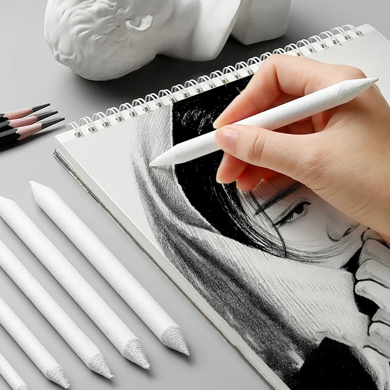 3/6 قطعة مزج الجذع والتورتيليون، خلاطات فنية ورقية، أقلام رصاص فنية، أقلام رسم للفنانين أدوات رسم الطلاب