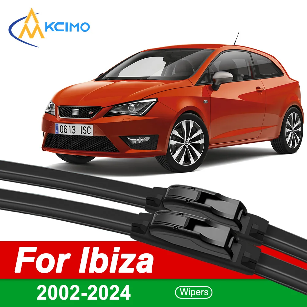 

2 шт. щетка стеклоочистителя переднего стекла для Seat Ibiza 6L 6J 6F KJ 2002-2024, шумоподавление, прочные автомобильные аксессуары