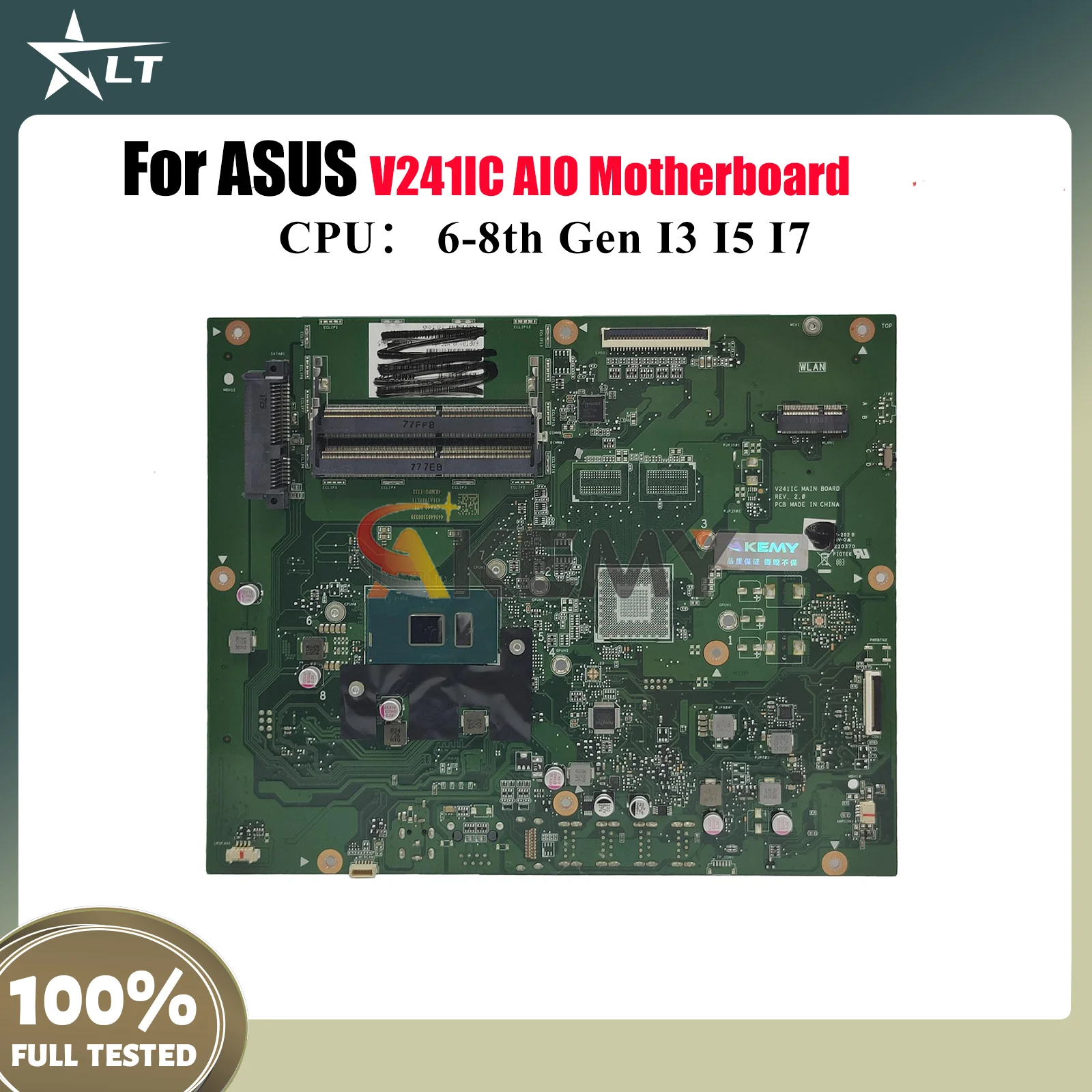 

V241IC Motherboard For ASUS Vivo AiO V241ICR V241I V241IC Mainboard With I3 I5 I7 CPU 100% tests OK fast shipping High quality