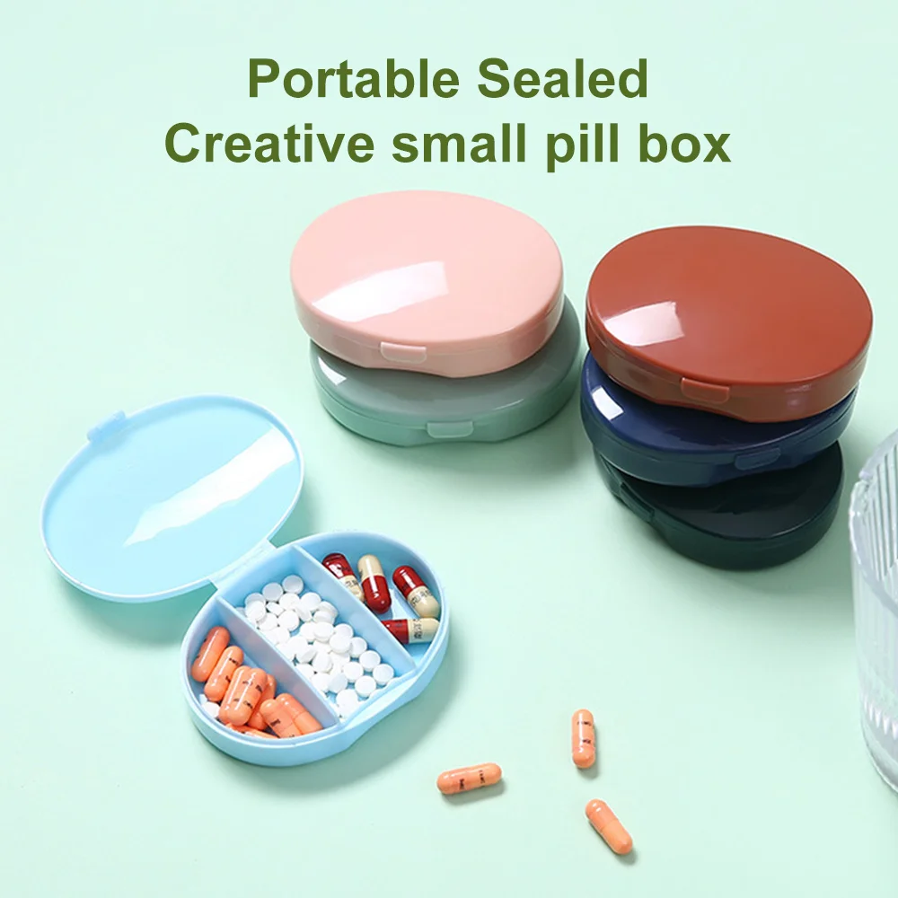 Portable Pill Case Box Individual Compartments Holds Vitamin Medicine Pill Container for Traveling Pastilleros De Medicinas