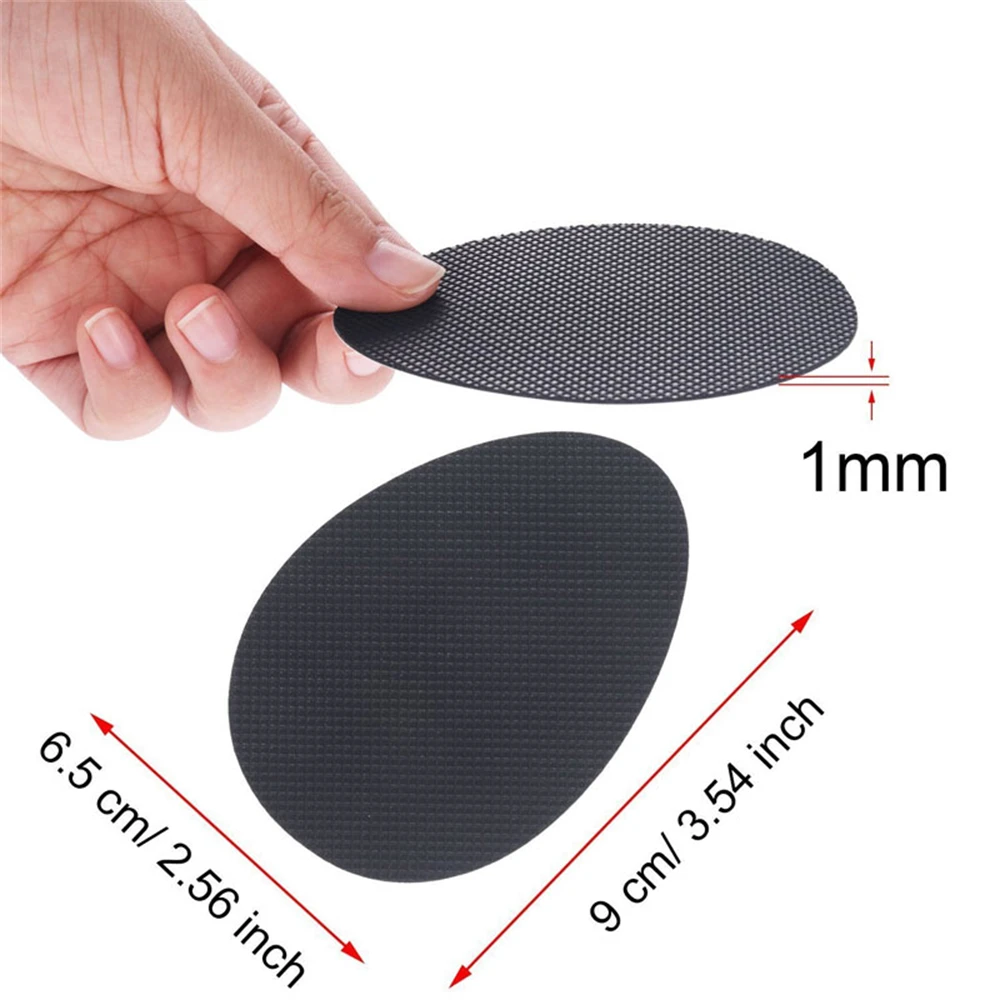 Tcare 1 Pair Insole Wear-resistant Tendon Rubber Sole Non-slip Shoe Stickers High Heels