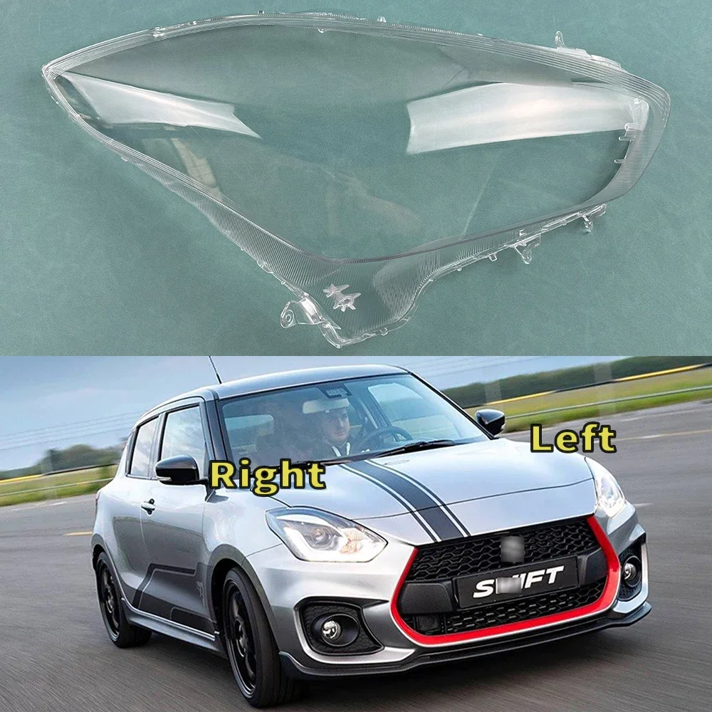 

For Swift Sport 2018-2022 Front Headlight Cover Transparent Mask Headlamp Lamp Shell Plexiglass Replace Original Lampshade