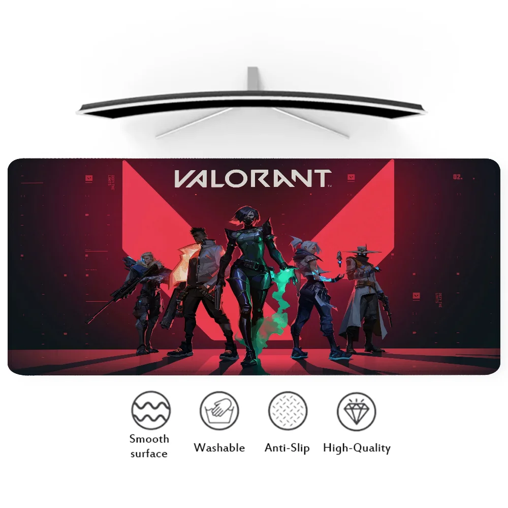 Big Mouse Pad Gaming Accessories Xxl Extended Pad Mouse Mat Office Rug V-valorants Mousepad Gamer Deskmat Mouspad Mausepad Desk