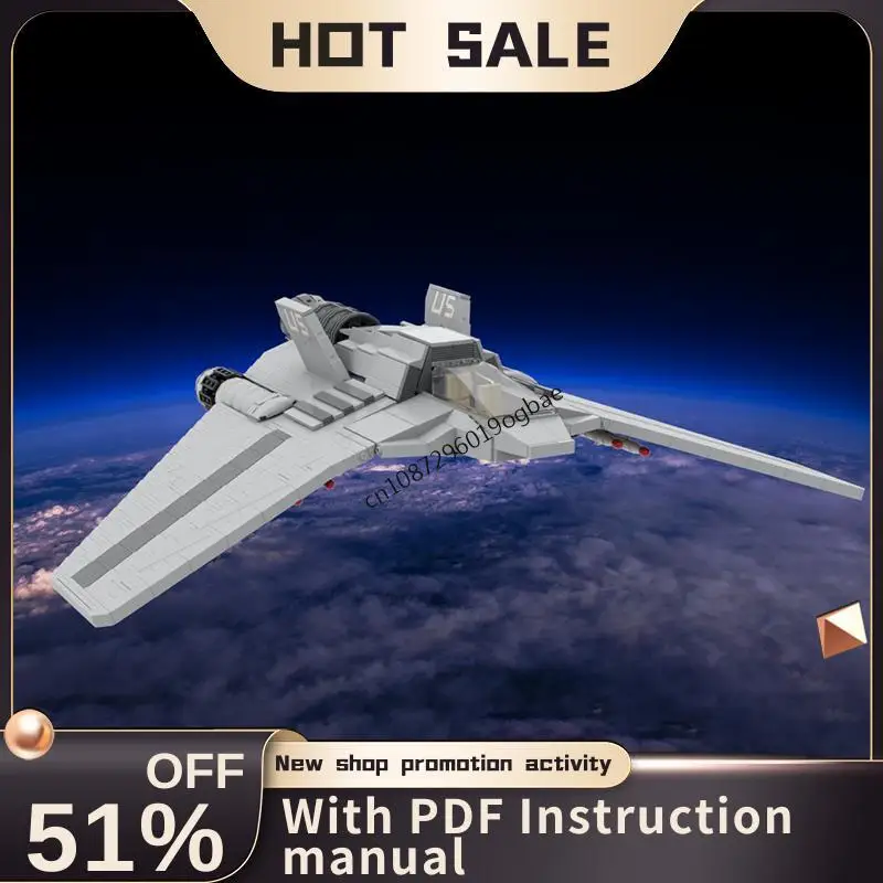 New 1774Pcs Popular Space Technology Series Moc F-302 Spaceship Model Custom Puzzles Diy Creative Ideas Kids Toys Birthday Gift