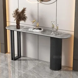 Nordic Midcentry Console Table Modern Metal Entry Hallway Console Table Luxury Entrance Tisch Wohnzimer Living Room Furniture