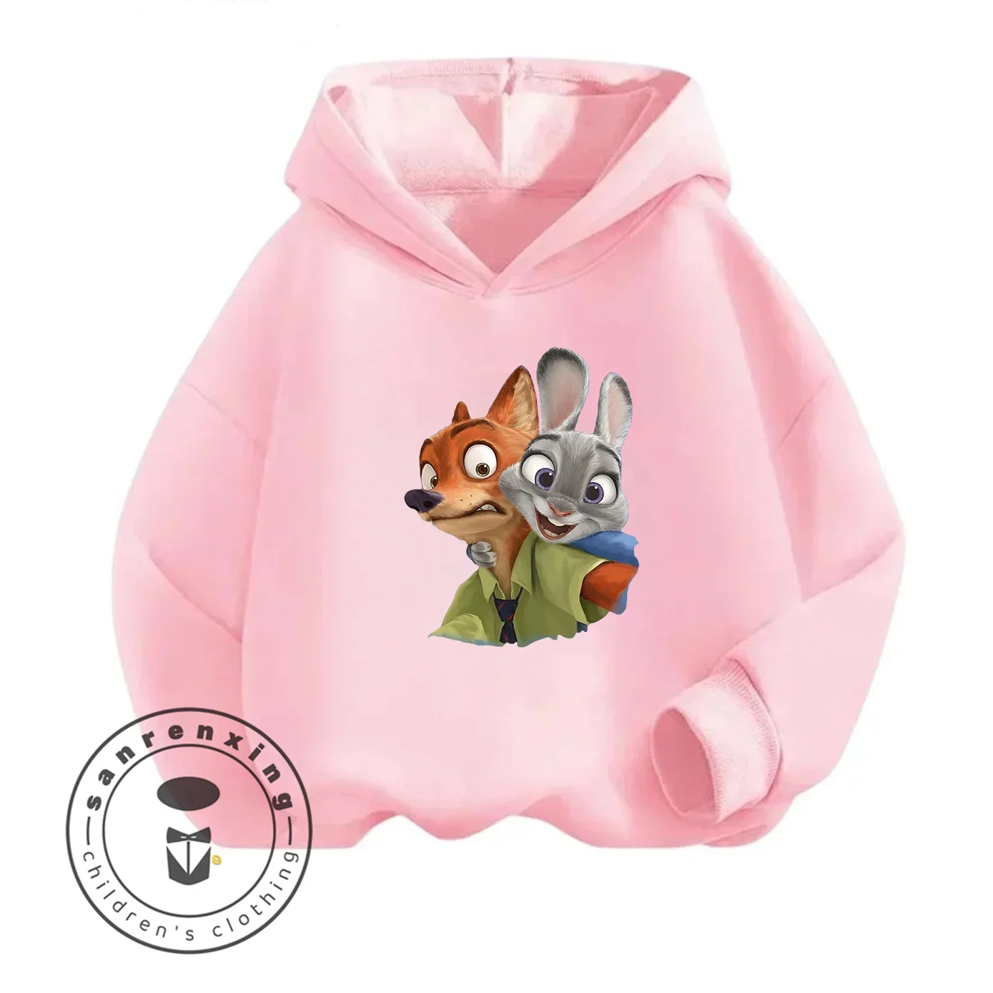 

Детская толстовка с капюшоном Zootopia Savanna Central Graphic для мальчиков и девочек от 3 до 14 лет, осенне-зимняя одежда с милым принтом Kawaii