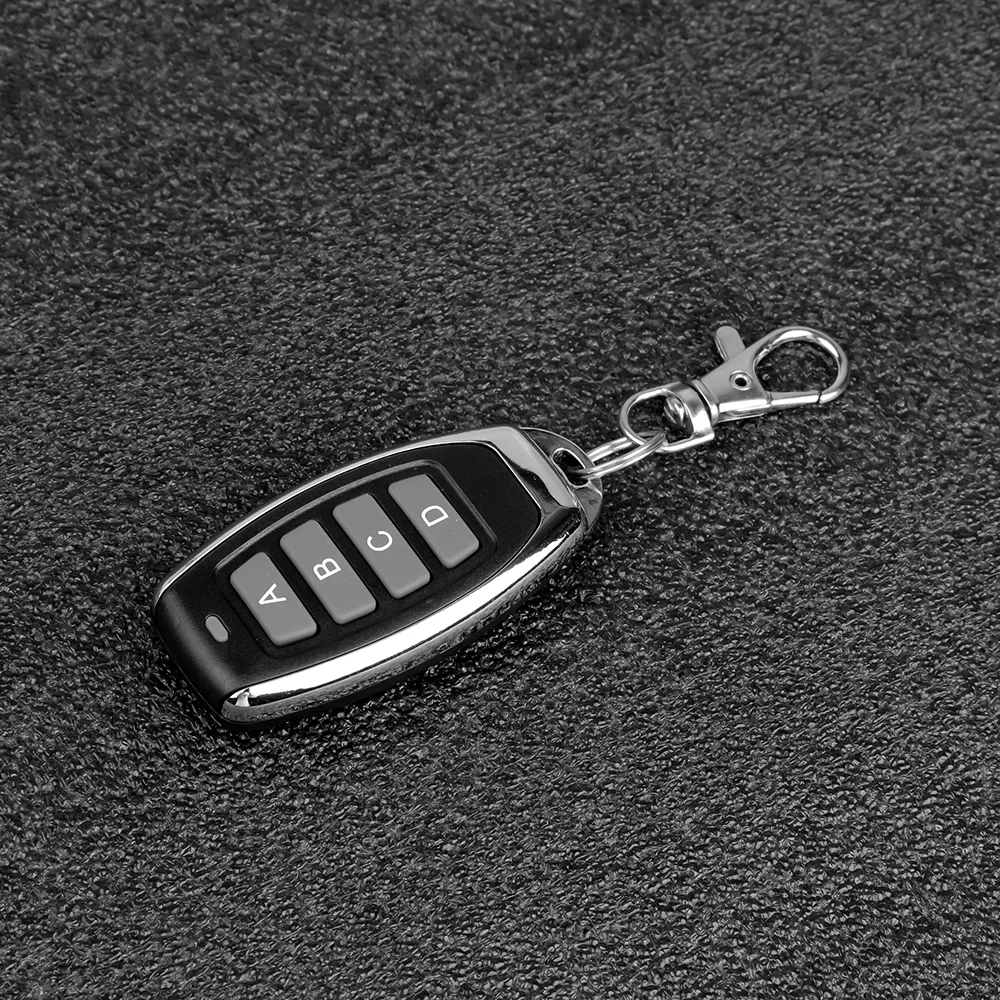 433Mhz Garage Door Copy Remote Control Cloning Code 4 Keys RF Transmitter Wireless Controller 433.92mhz For Gate Duplicator