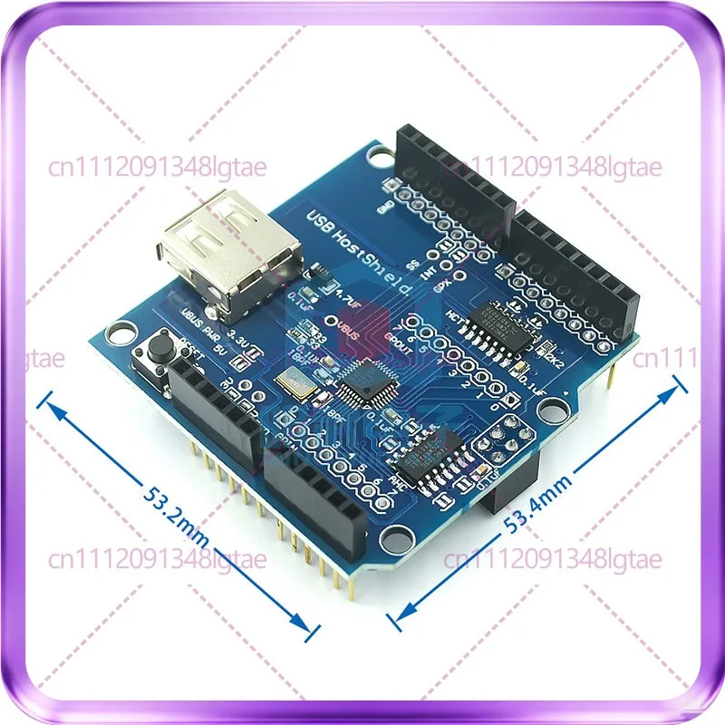 3pcs USB Host Shield is compatible with the UNO MEGA MAX3421 board module for Google ADK