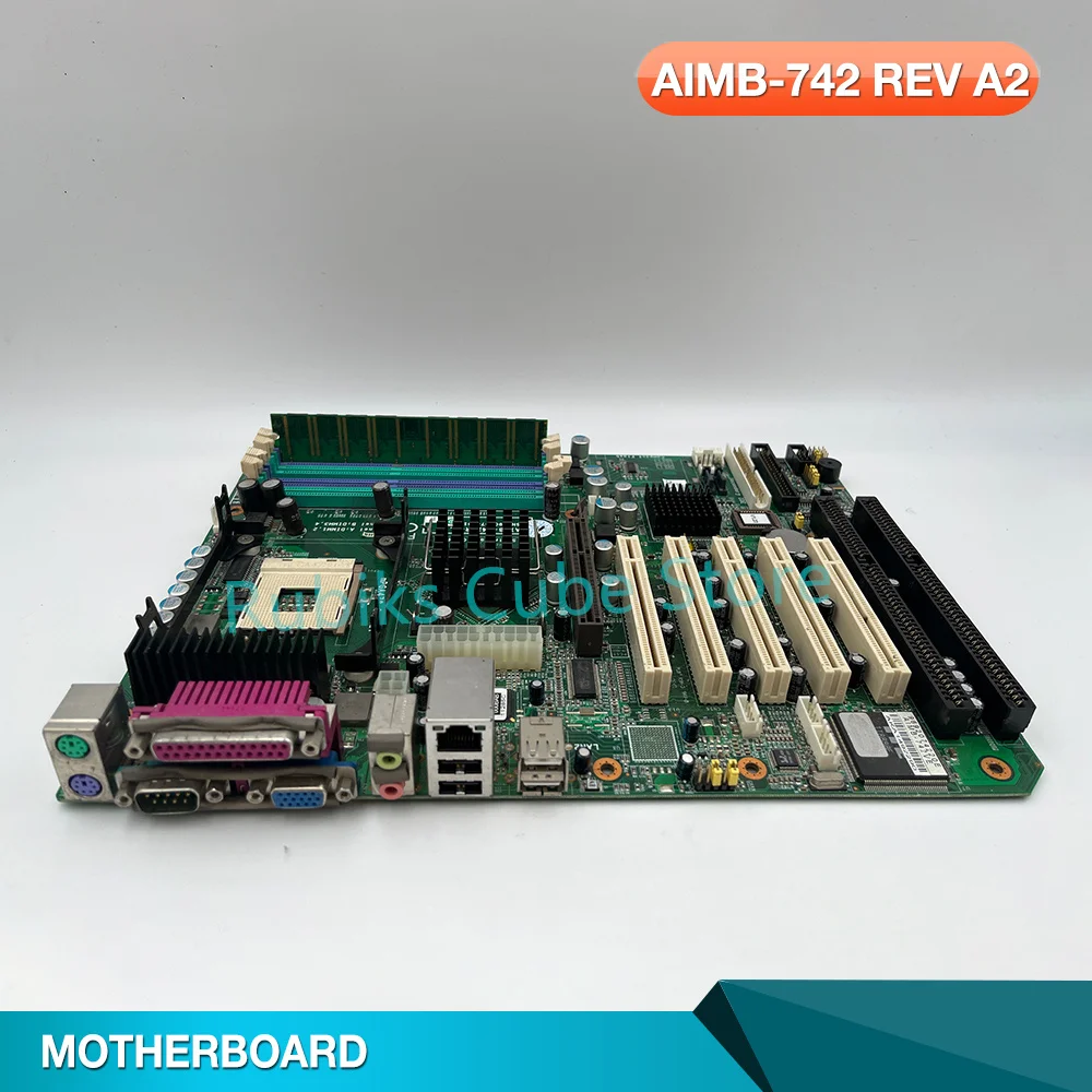 For ADVANTECH Industrial Control Board Server Motherboard AIMB-742 REV A2