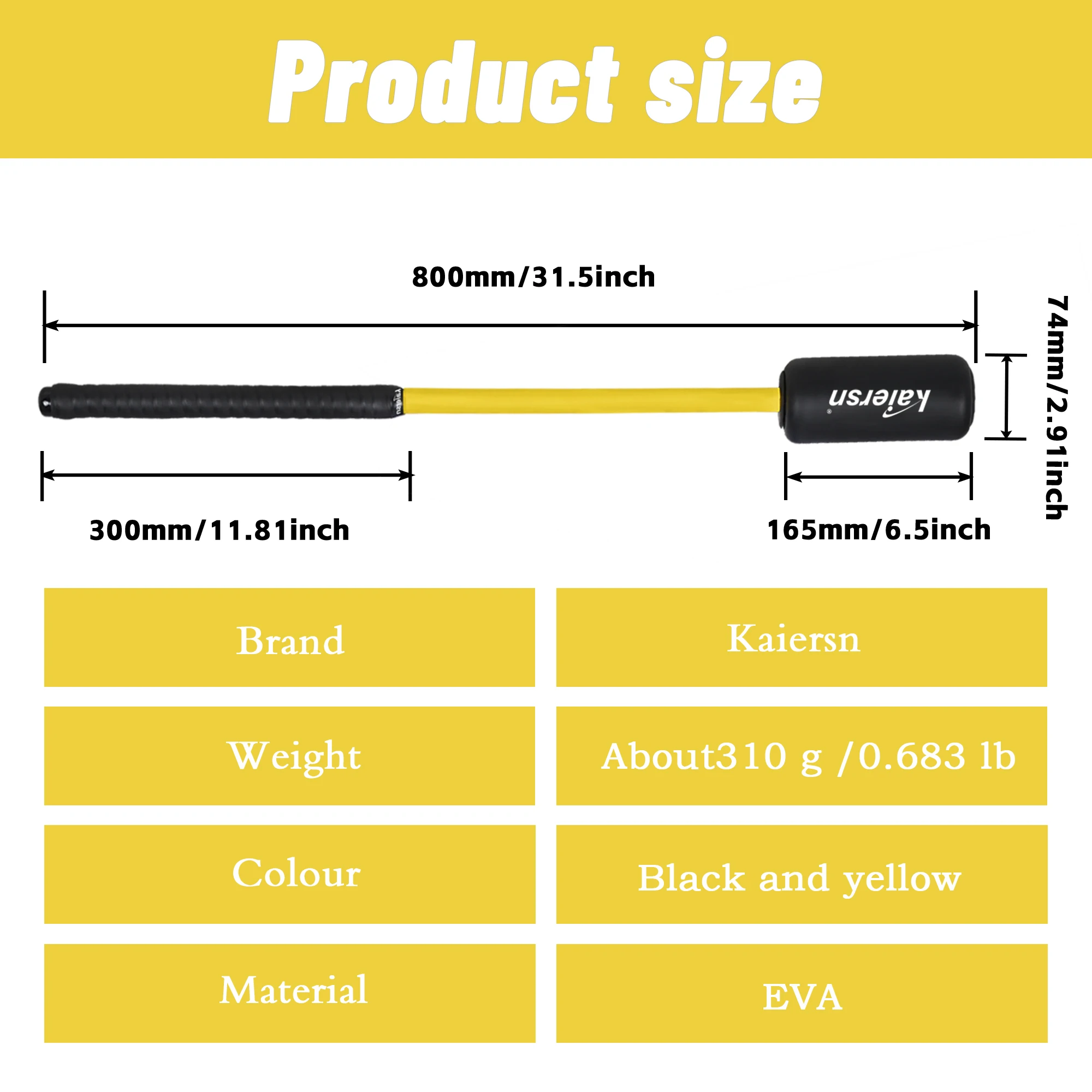 عصا تدريب أرجوحة الجولف من Kaiersn لتحسين قوة توازن الإيقاع والمرونة أدوات تدريب الجولف في الأماكن المغلقة/الخارجية