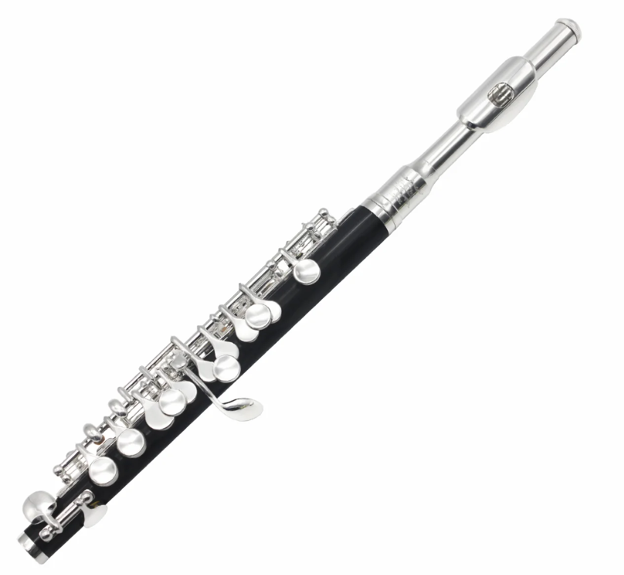 

1PC Piccolo in C Tone ABS Tube with Silver Plated Professional Concert Level with Case