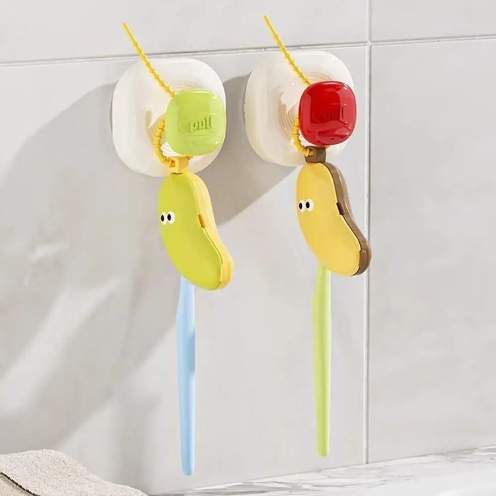 Portable Toothbrush Holder Must-have Travel Toothbrush Protective Cap Cute Banana Hiking Camping Brush Cap Case view 5