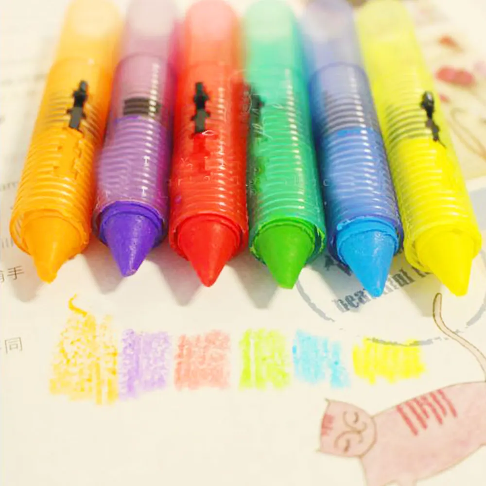 1/2PCS Children's Crayon Suit Non-toxic and Safe Food Color Wax Paintbrush Can Be Wiped   Bath Toys for Kids  Kids Toys