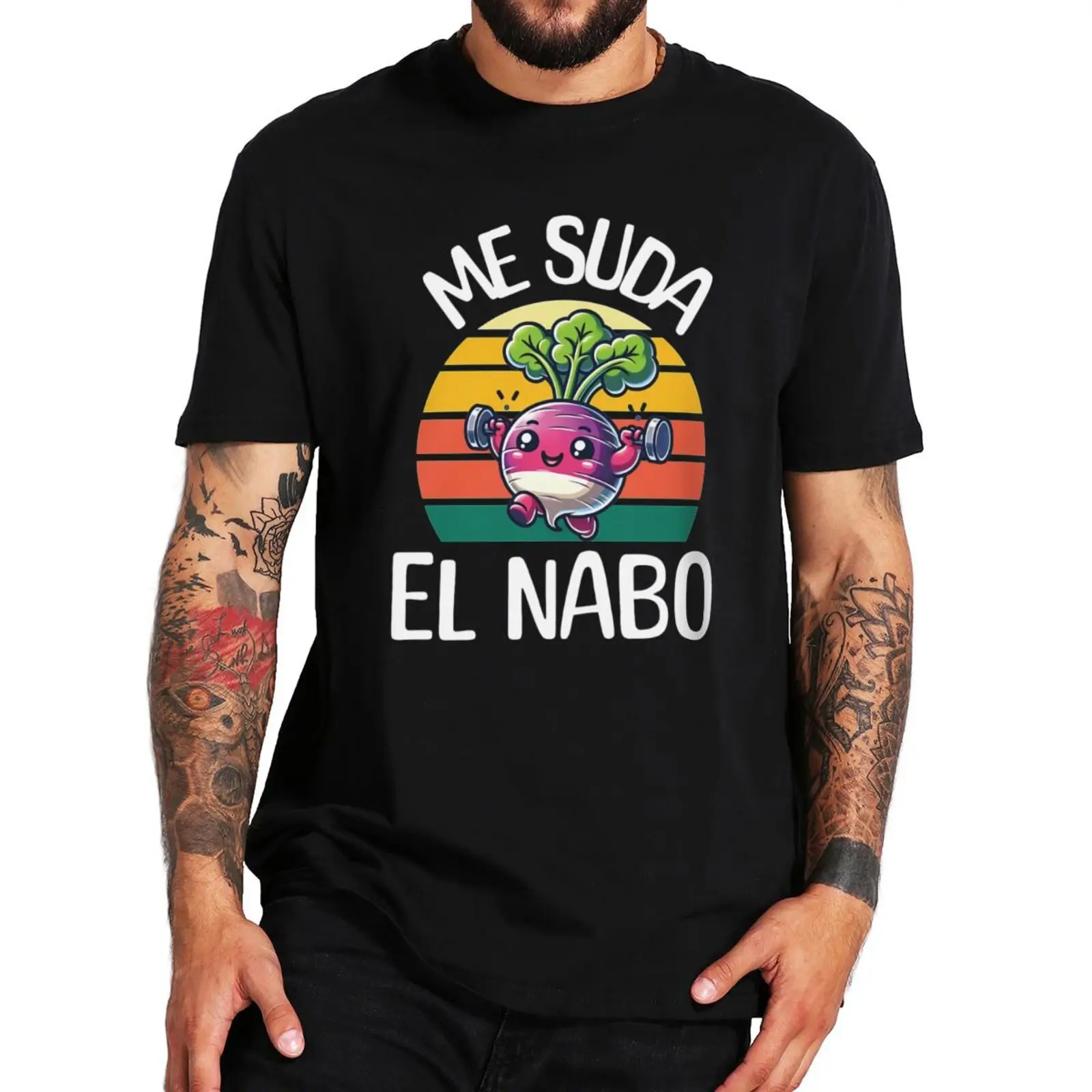 

Me Suda El Nabo T Shirt Funny Spanihs Text Humor Slang Geek Short Sleeve 100% Cotton Soft Unisex O-neck Soft Tee Tops EU Size