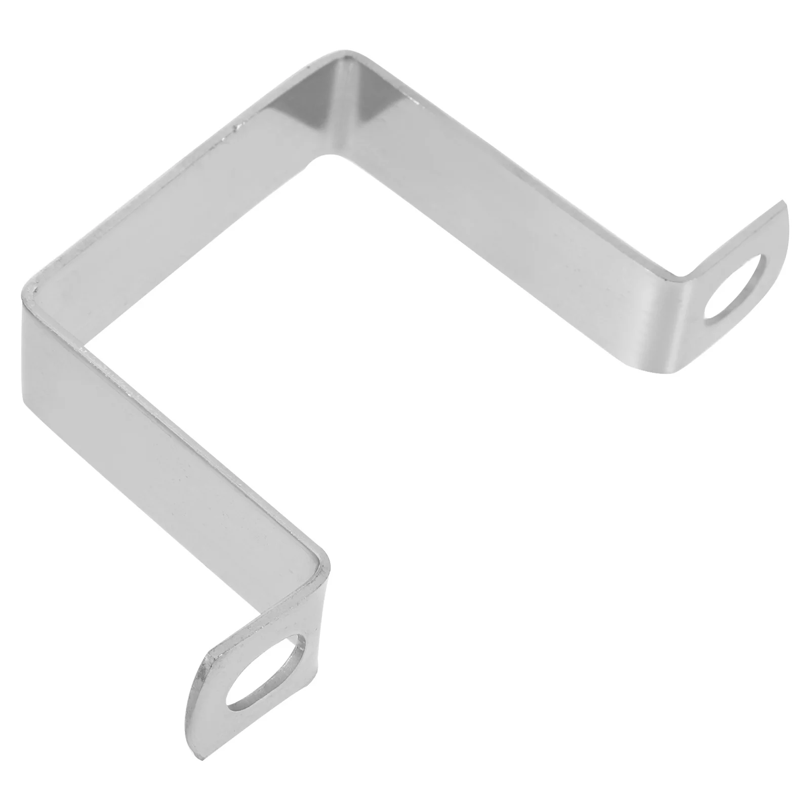 Stainless Steel Square Tube Clamps Heavy Duty U-Shaped Metal Clips For Fence Railing Pipe Fastening Bracket Hardware