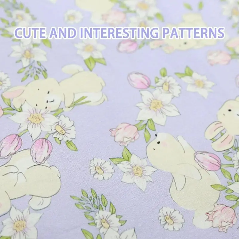 L9BE Popular Dog Strollers Pad 2PCS Design Raise Edges Pad Flower Pattern Mat