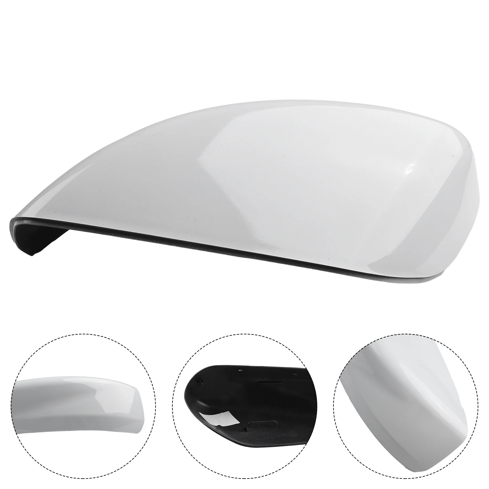 

White Mirror Cap Cover for Nissan Altima Sedan, Left Side, Direct Replacement, Tested and Certified for Reliability
