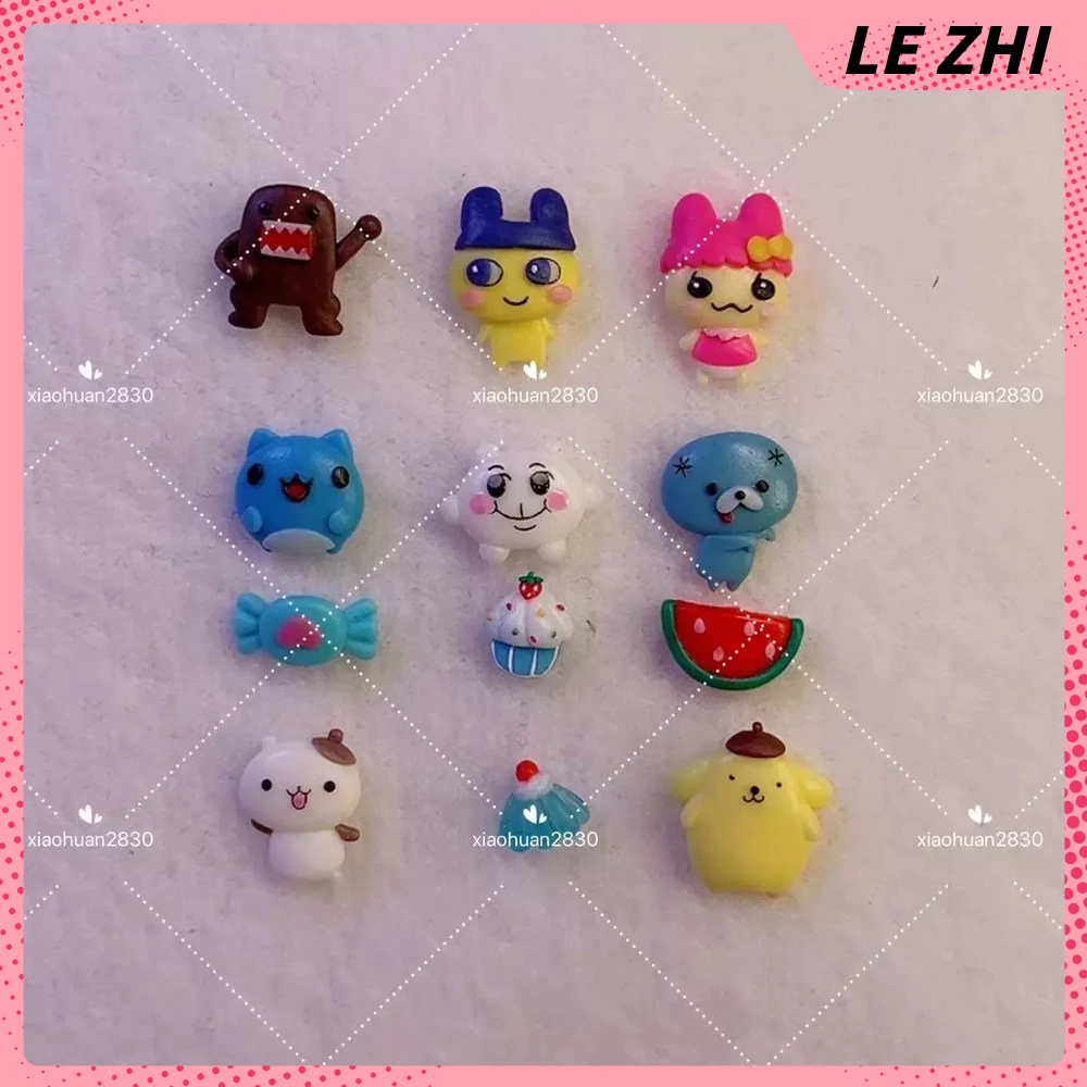 

1Pcs Y2K Cartoon Anime Tamagotchi Pom Pom Purin Nail Silicone Mould Candy Watermelon Cake Nail Finished Product Accessories