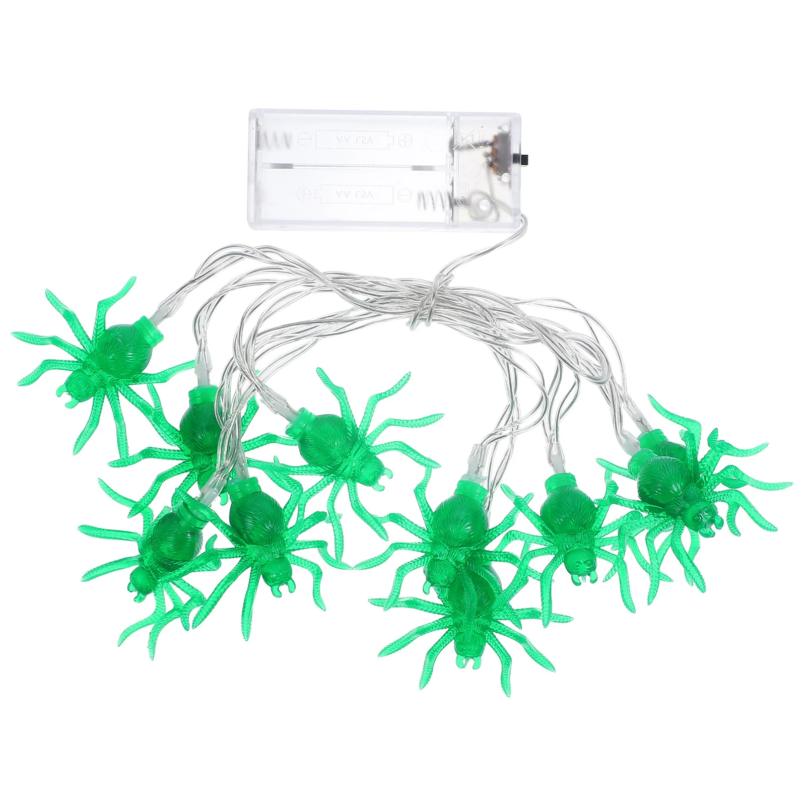 1Pcs Purple Spider LED String Light Creative Halloween Decoration Party Atmosphere Halloween Spider String Lights