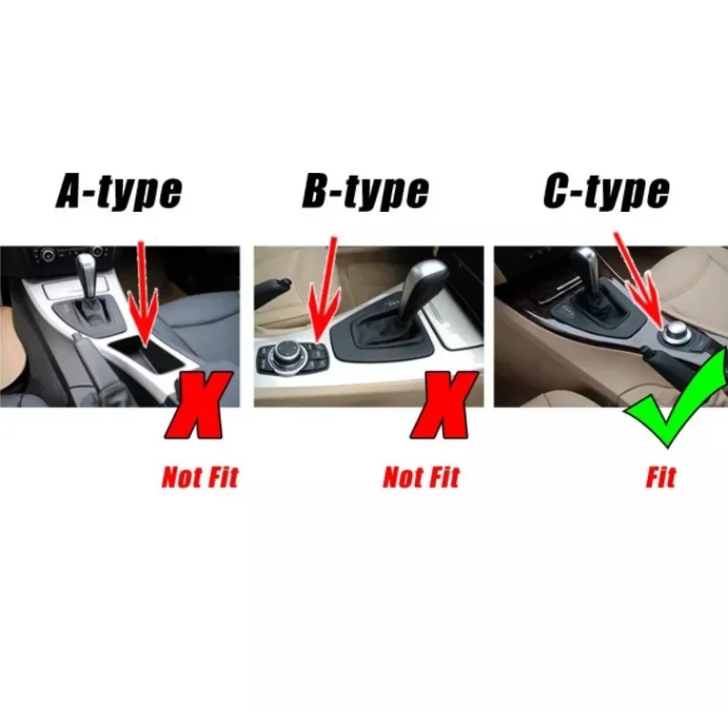 Car Central Control Console  Sticker Trim Carbon Fiber Interior For BMW 3 Series E90 E92 E93 2005-2013 LHD Auto Stickers