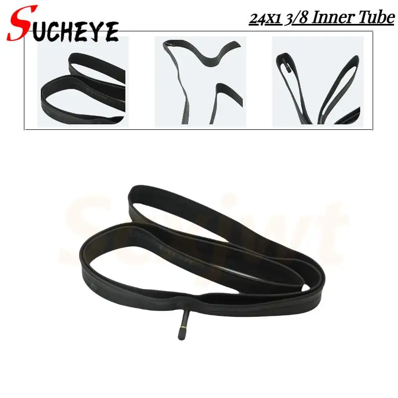 24X1 3/8 inner tube straight mouth for bicycle, mountain bike tire inner tube