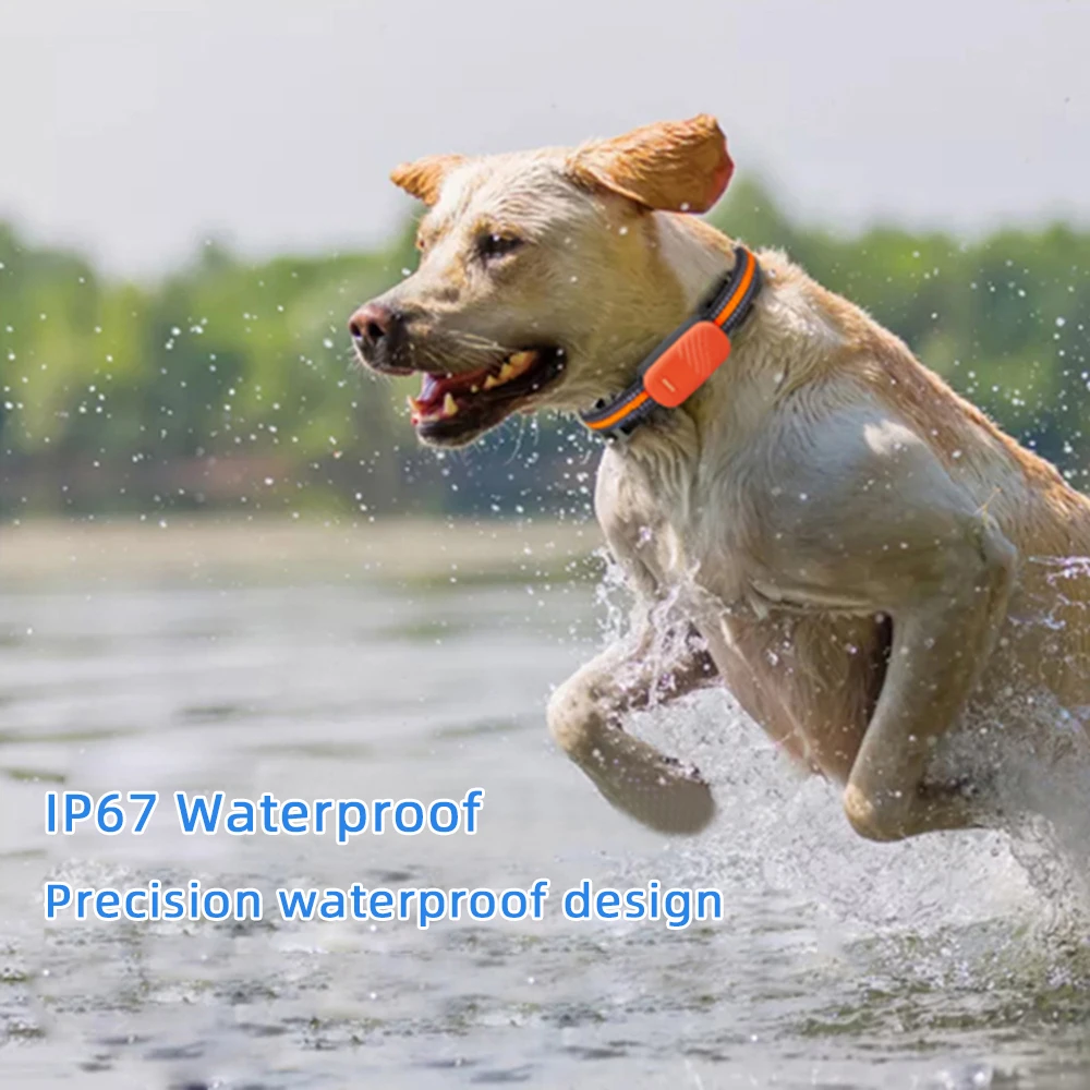 Pet Tracker GPS Electronic Fence Dog Cat Collar Lost Prevention 90-Day Trajectory Storage Guard Durable Collar P67 Pet Safety
