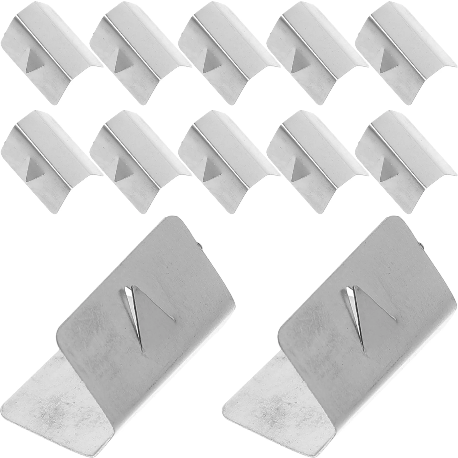 

12 Pcs Windshield Clips Wind Deflector Car Accessories Durable Iron Material Easy Installation Automotive Windproof