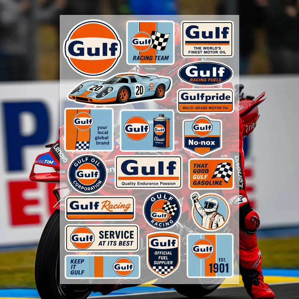 G-GULF Stickers Moto Sticker Auto Body Bumper Windows Motorcycle Laptop Walls Vinyl Decal Car Tuning Accessories