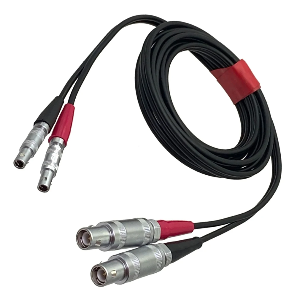 RG174 50 Ohm 1.5 Meter Dual For FFA Cable with For 1S 1 C9 Male on End and 00S 00 C5 Male on Other for Flaw Detectors