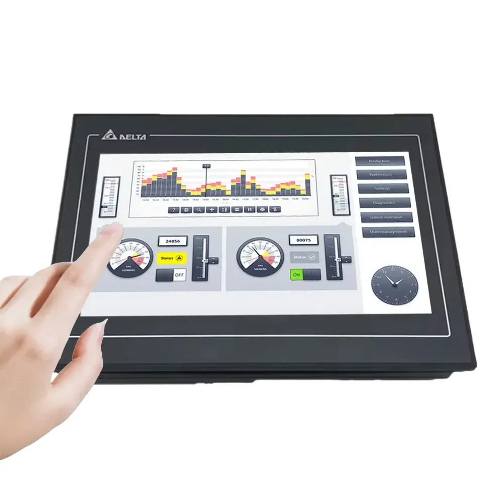 

Delta 15 Inch HMI with 2 Ethernet DOP115WX DOP115MX Human Machine Interface Industrial Display