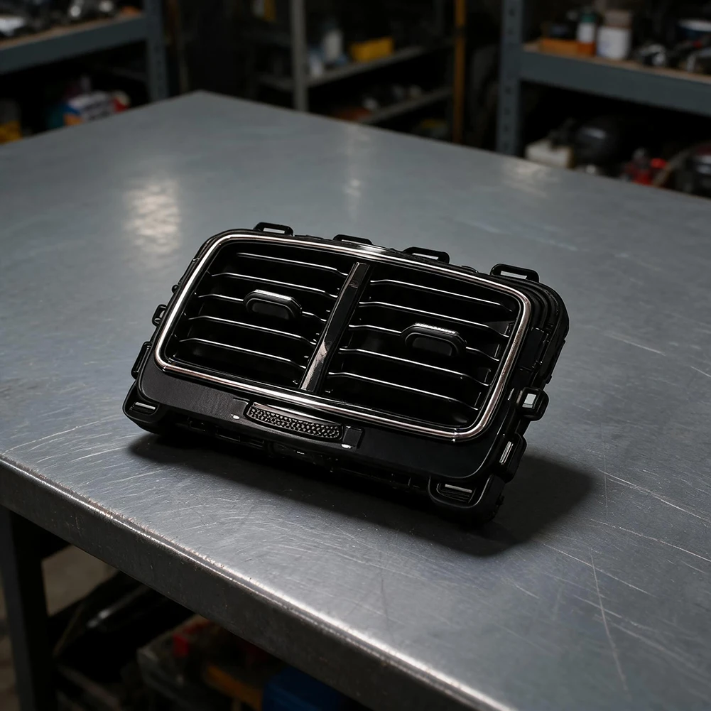 For Restoring Climate Control Black Rear AC Vent Grille OEM Replacement Vent ABS PC Material Heat Resistant Directional Airflow